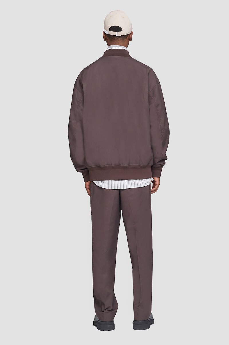 Oversized Bomber Jacket, ESPRESSO Synthetic->Nylon Oversized Bomber Jacket from 3.1 Phillip Lim. - 3