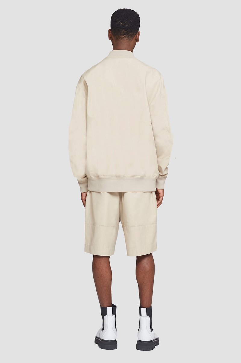 Oversized Bomber Jacket-neutrals #1 Oversized Bomber Jacket, KHAKI Synthetic->Nylon Oversized Bomber Jacket from 3.1 Phillip Lim. - 3