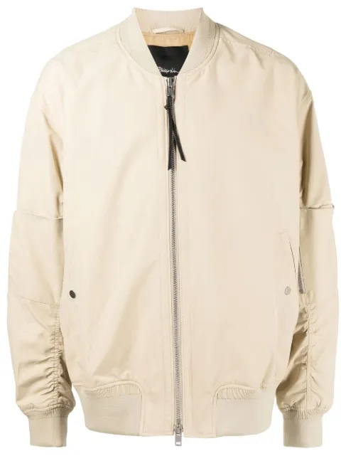 3.1 Phillip Lim chamarra bomber con cierre