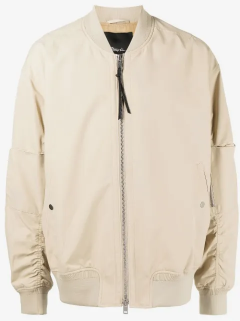 3.1 Phillip Lim جاكيت بومبر بسحاب أمامي