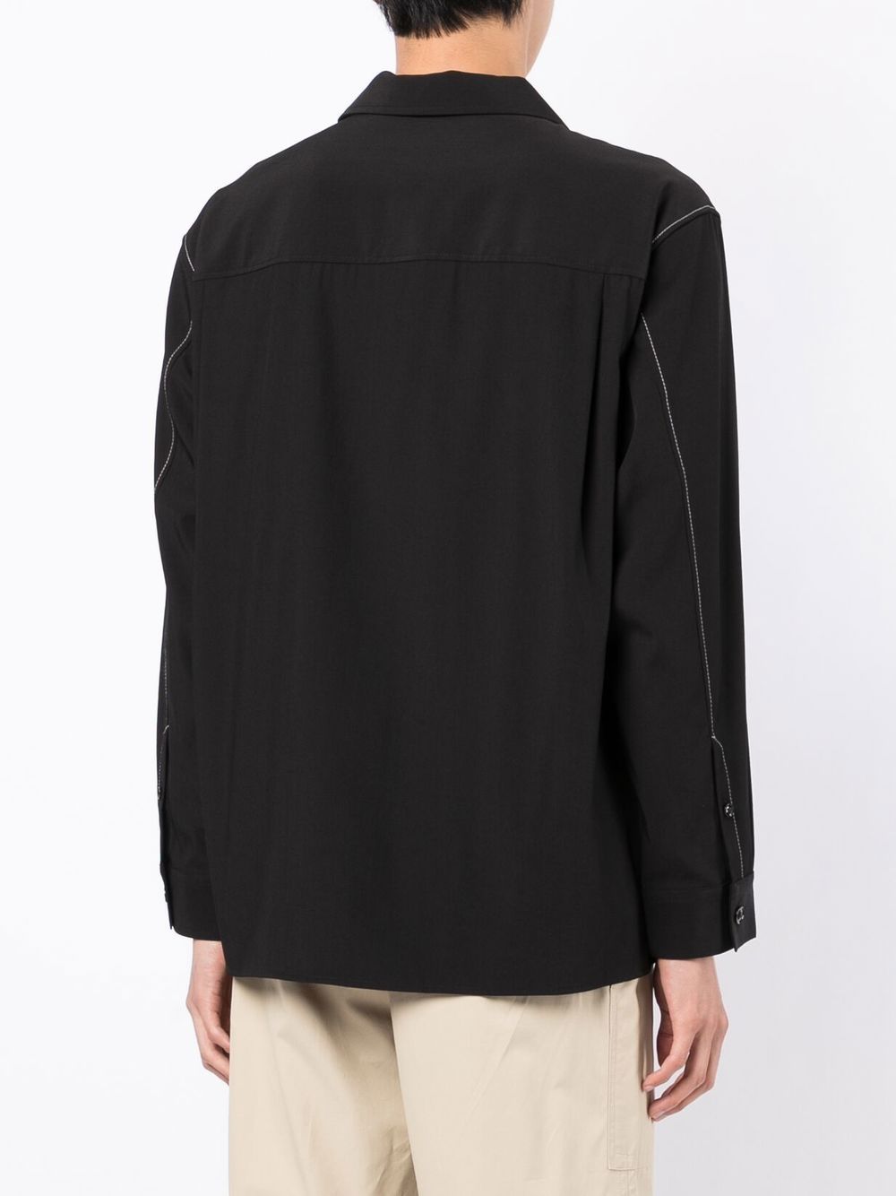 Shop 3.1 Phillip Lim / フィリップ リム Convertible-collar Shirt In Black