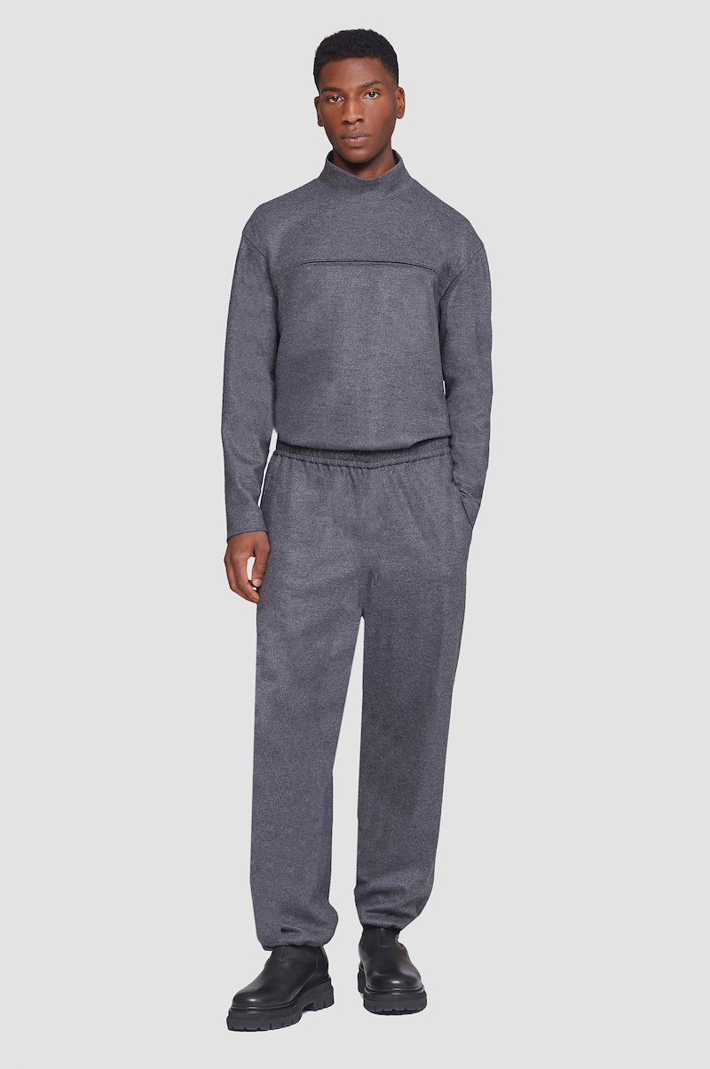 Convertible Leisure Trouser-grey #1 Convertible Leisure Trouser, Dark heather grey Wool or fine animal hair->Wool Convertible Leisure Trouser from 3.1 Phillip Lim. - 1