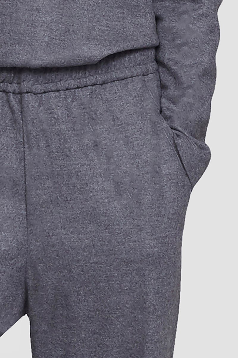 Convertible Leisure Trouser-grey #0 Convertible Leisure Trouser, Dark heather grey Wool or fine animal hair->Wool Convertible Leisure Trouser from 3.1 Phillip Lim. - 4