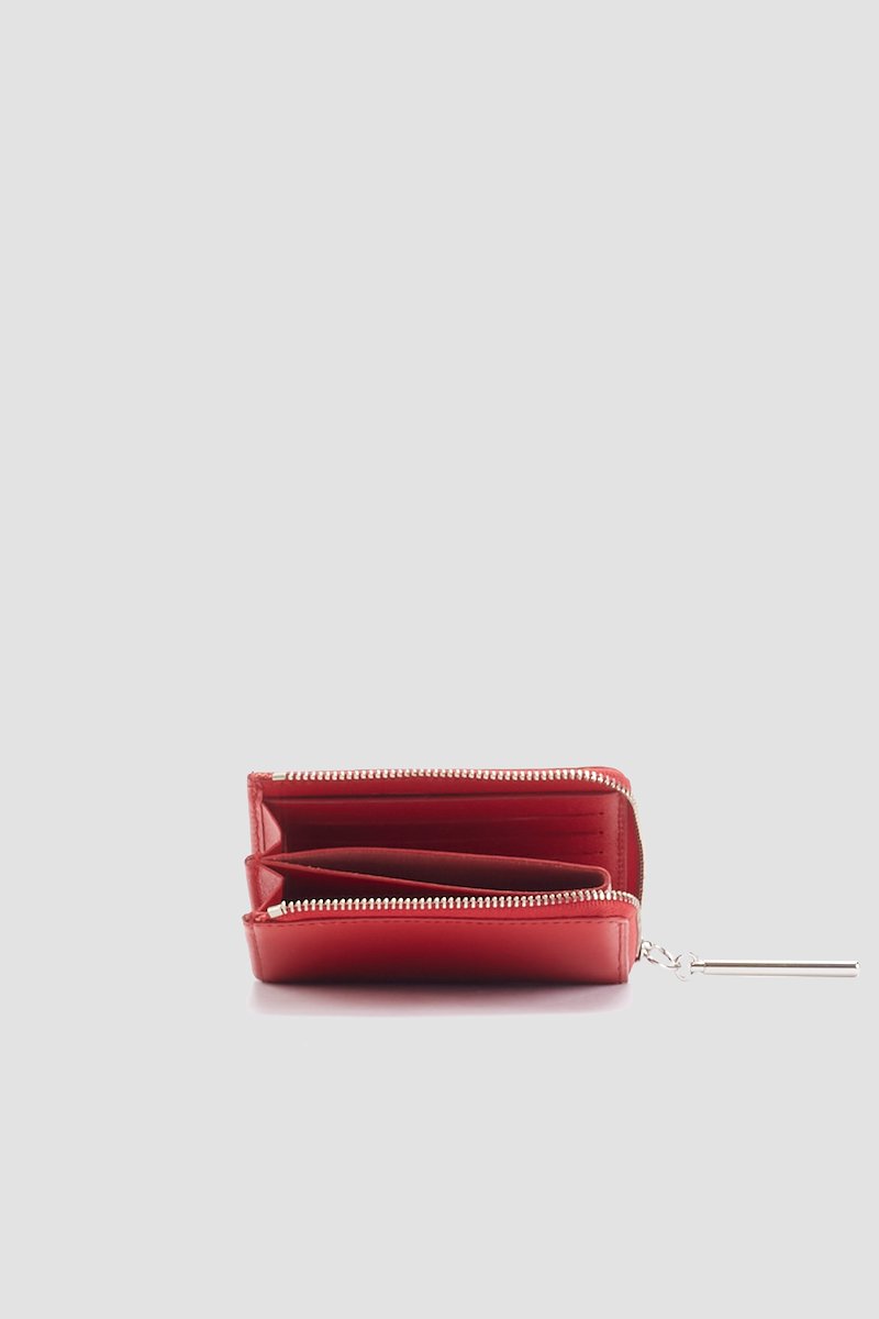 Zip Around Wallet-red #1 Zip Around Wallet, RED Furs & Skins->Calf Leather Zip Around Wallet from 3.1 Phillip Lim. - 3