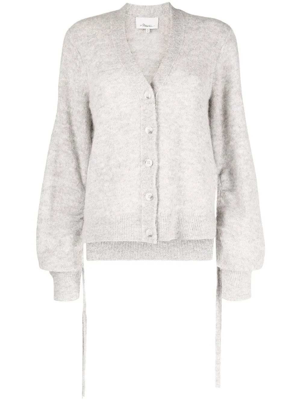 

3.1 Phillip Lim cárdigan con cuello en V - Gris