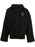 Juun.J oversize cotton hoodie - Black