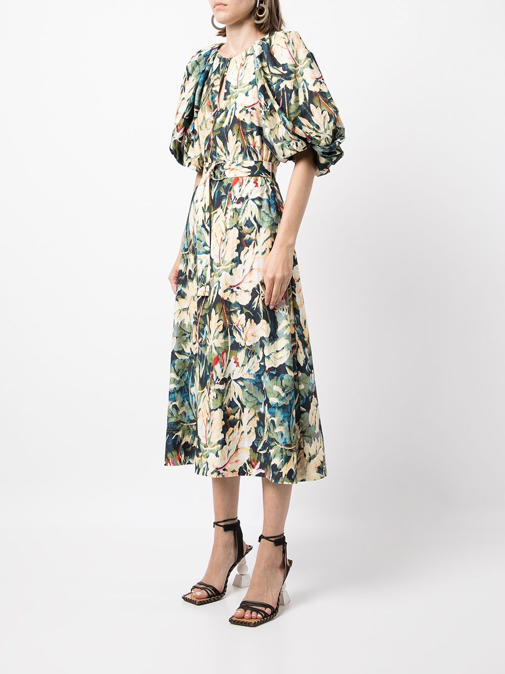 фото Acler платье макси harlow с цветочным принтом