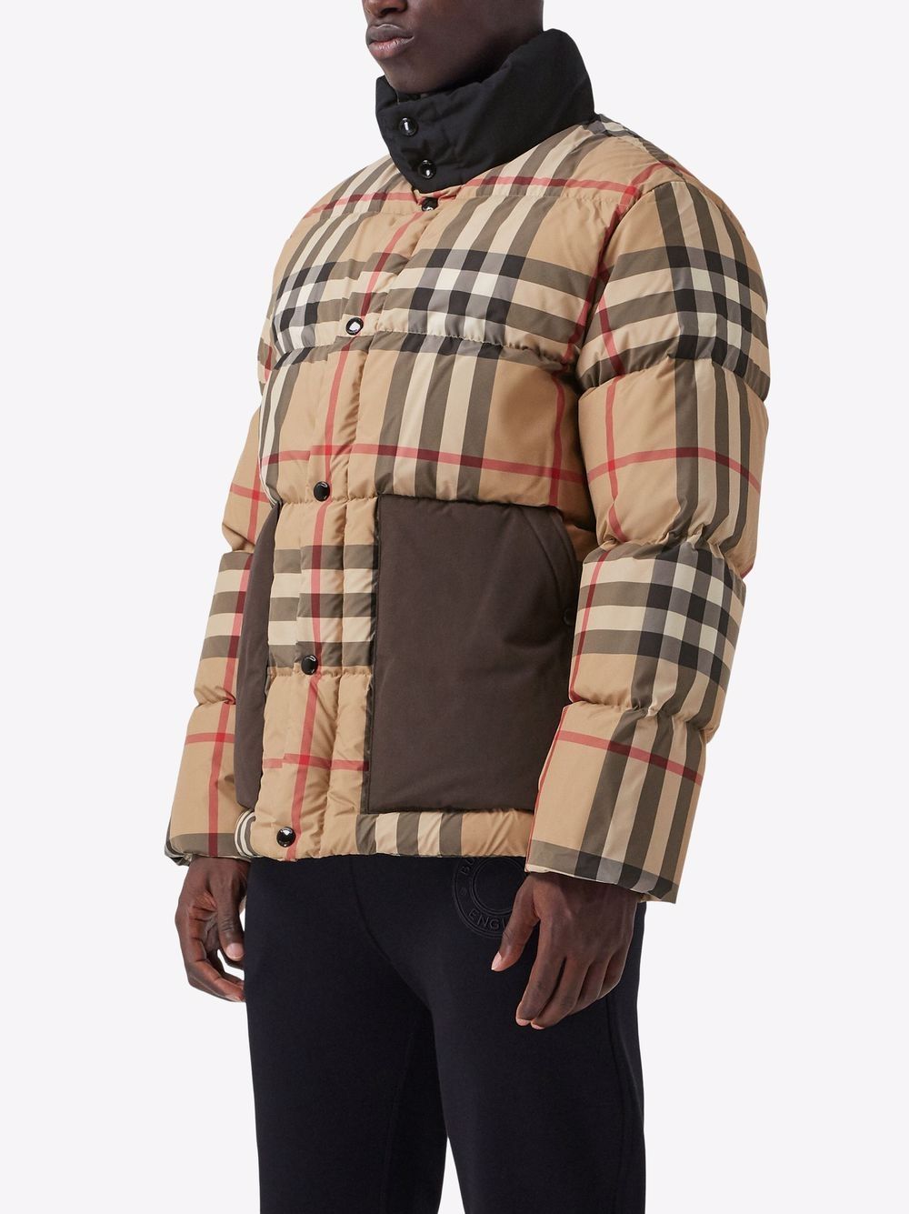 фото Burberry пуховик в клетку vintage check