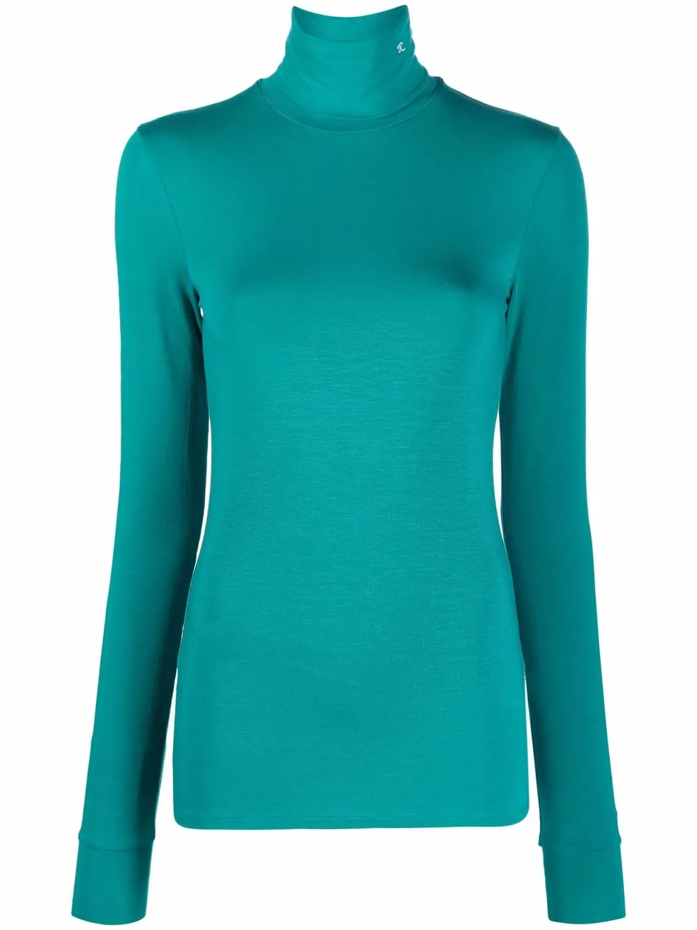 

Raf Simons top con cuello alto - Azul