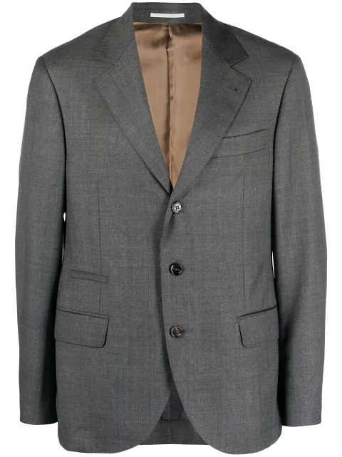 Brunello Cucinelli single-breasted wool blazer