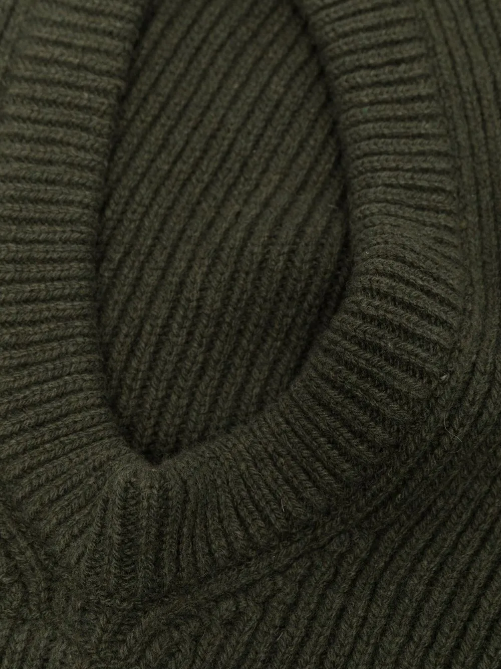 Image 2 of Rick Owens ribbed knitted hood