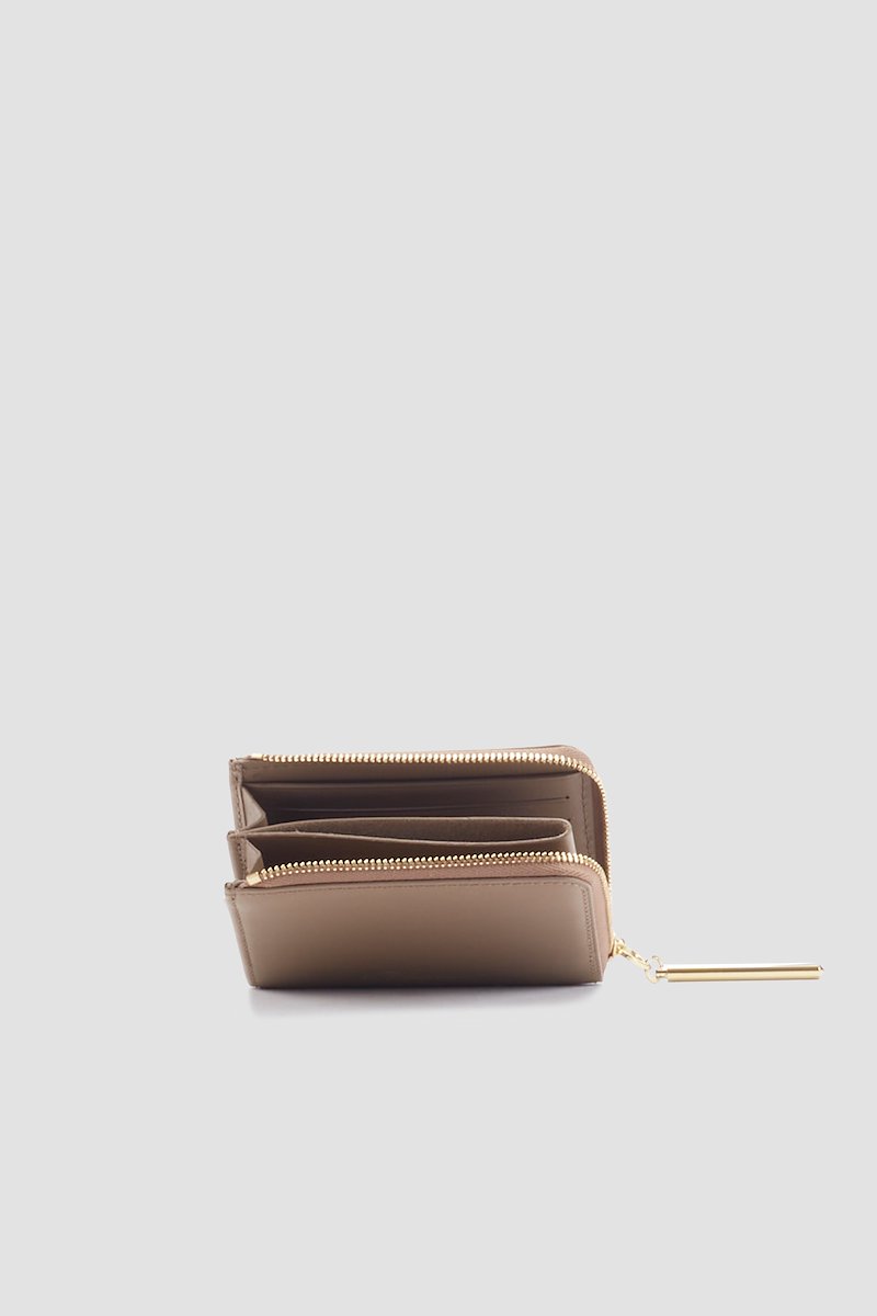 Zip Around Wallet-brown #1 Zip Around Wallet, COFFEE Furs & Skins->Calf Leather Zip Around Wallet from 3.1 Phillip Lim. - 3