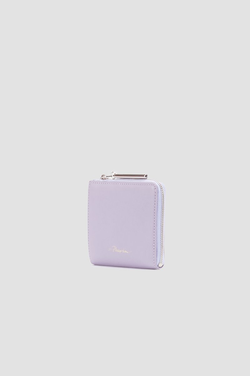 Zip Around Wallet-purple #1 Zip Around Wallet, LAVENDER Furs & Skins->Calf Leather Zip Around Wallet from 3.1 Phillip Lim. - 1