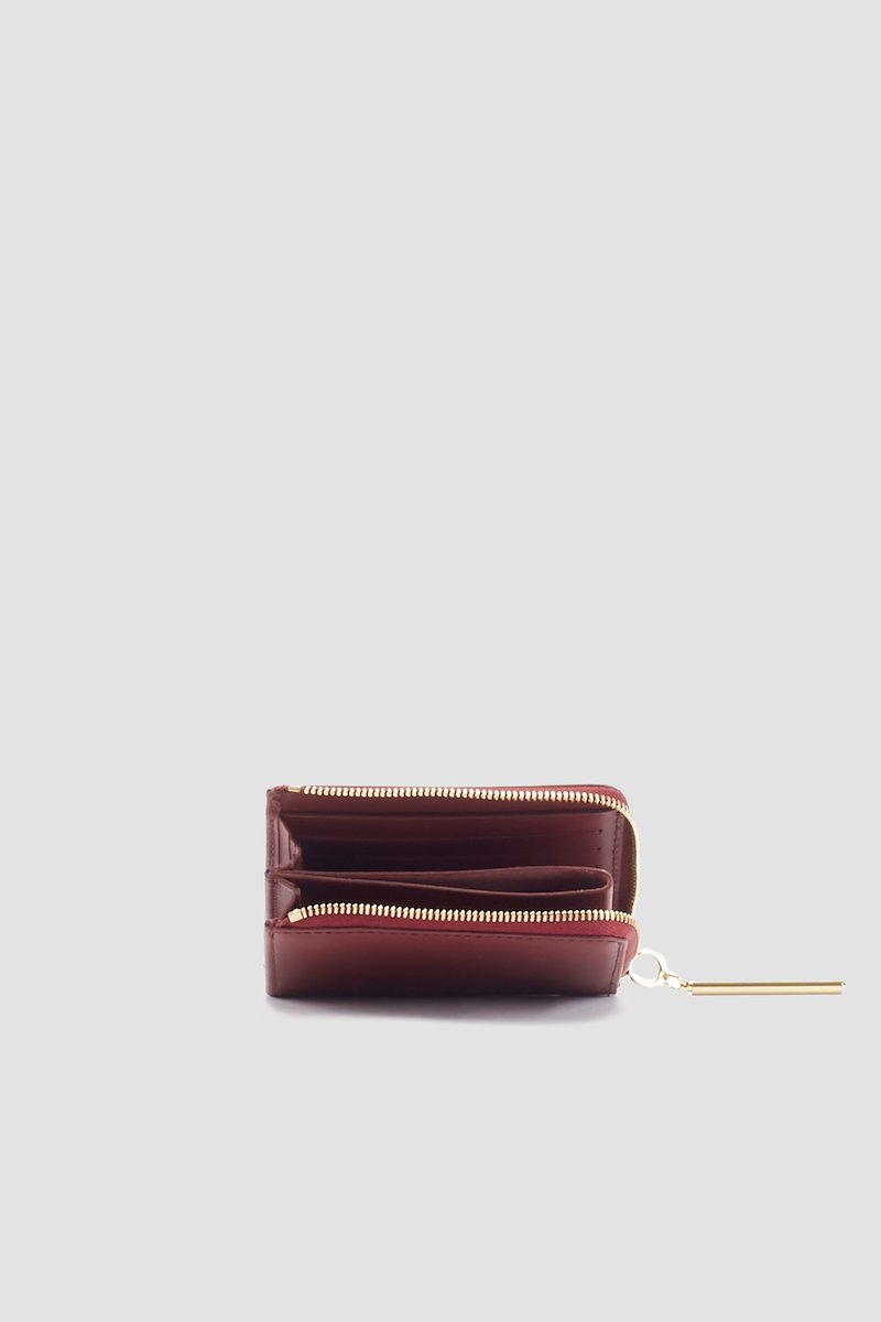 Zip Around Wallet-red #1 Zip Around Wallet, Pomegranate Furs & Skins->Calf Leather Zip Around Wallet from 3.1 Phillip Lim. - 3