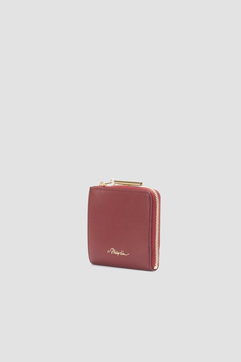 Zip Around Wallet-red #1 Zip Around Wallet, Pomegranate Furs & Skins->Calf Leather Zip Around Wallet from 3.1 Phillip Lim. - 1