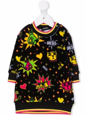 Diesel Kids Sweats Hoodies Petite Fille De Createur Farfetch