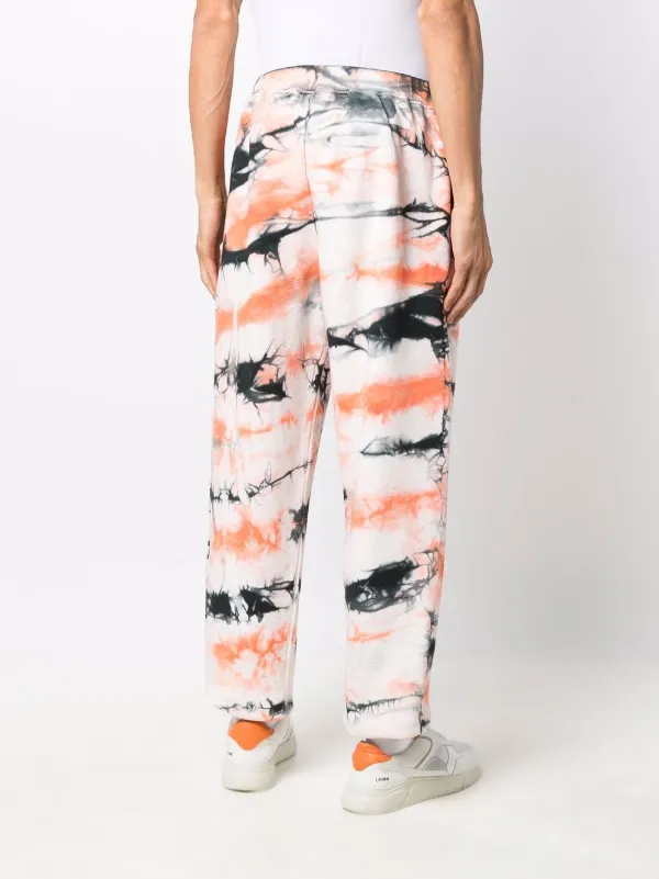 Aries tie-dye cotton track trousers 