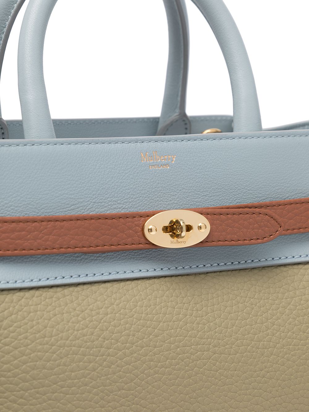 фото Mulberry сумка на плечо bayswater из зернистой кожи