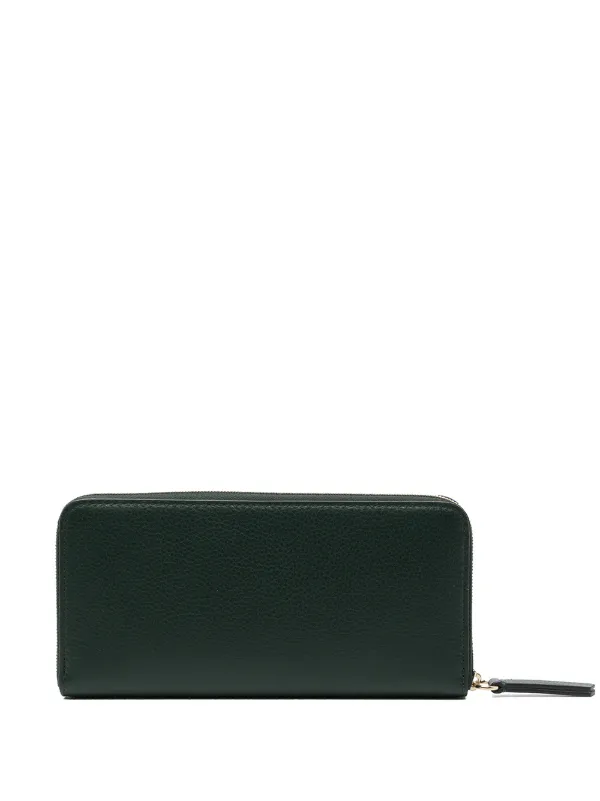 Mulberry logo-plaque Zipped Purse | Green | FARFETCH