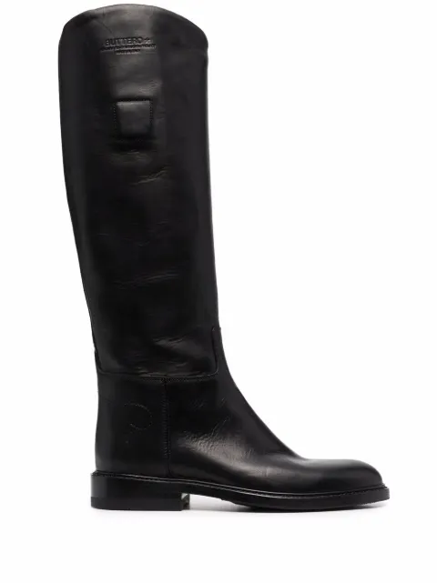 Buttero knee-length leather boots