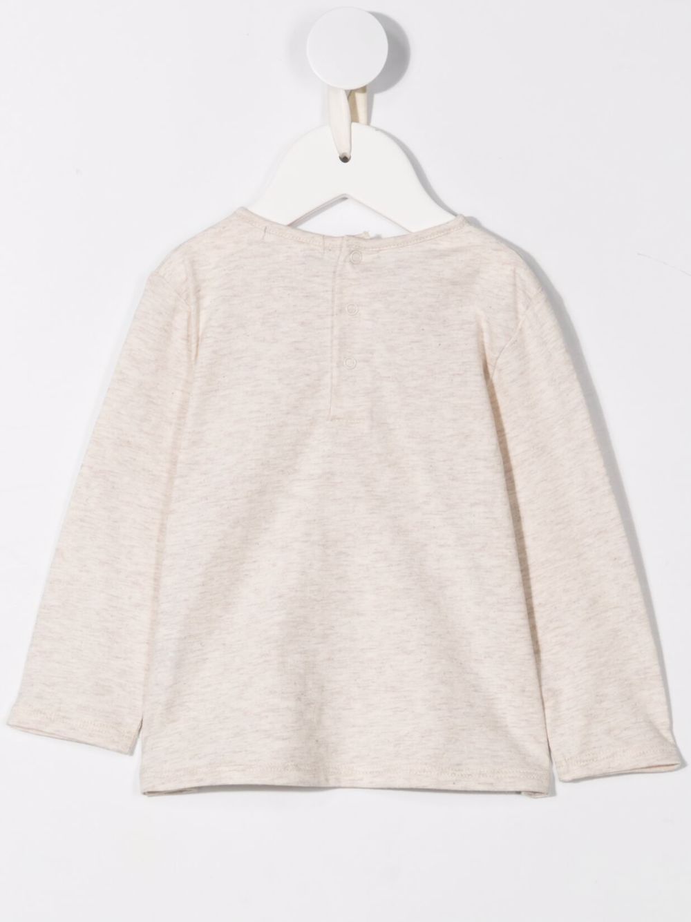 фото Chloé kids топ из органического хлопка с логотипом