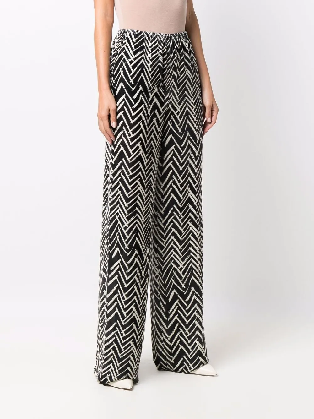 фото Emporio armani брюки с узором зигзаг