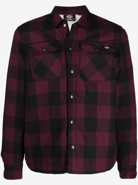 Dickies Construct Sacramento check-pattern sherpa-lined jacket