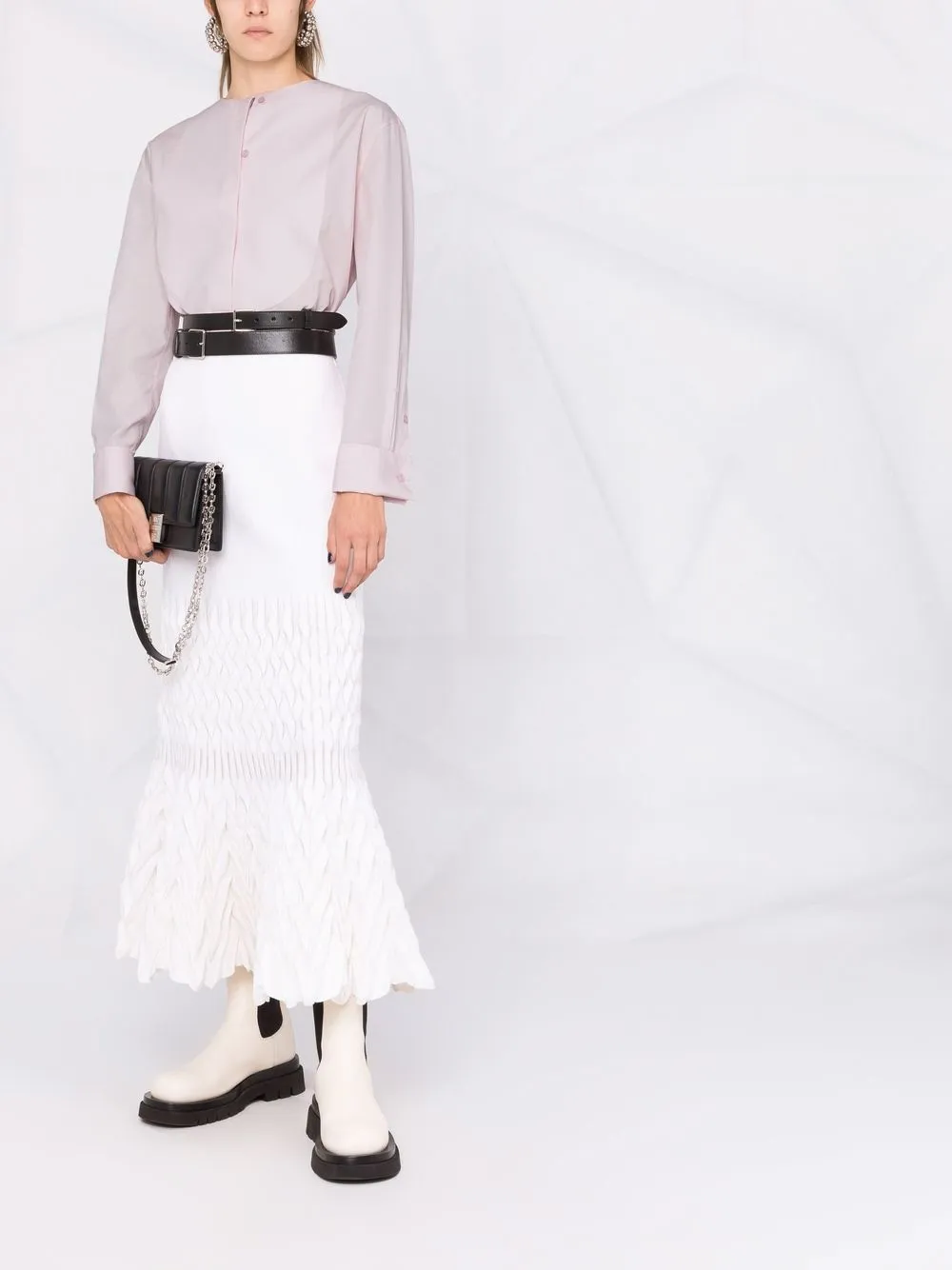 фото Alexander mcqueen рубашка с круглым вырезом