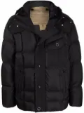 Ten C hooded padded jacket - Black