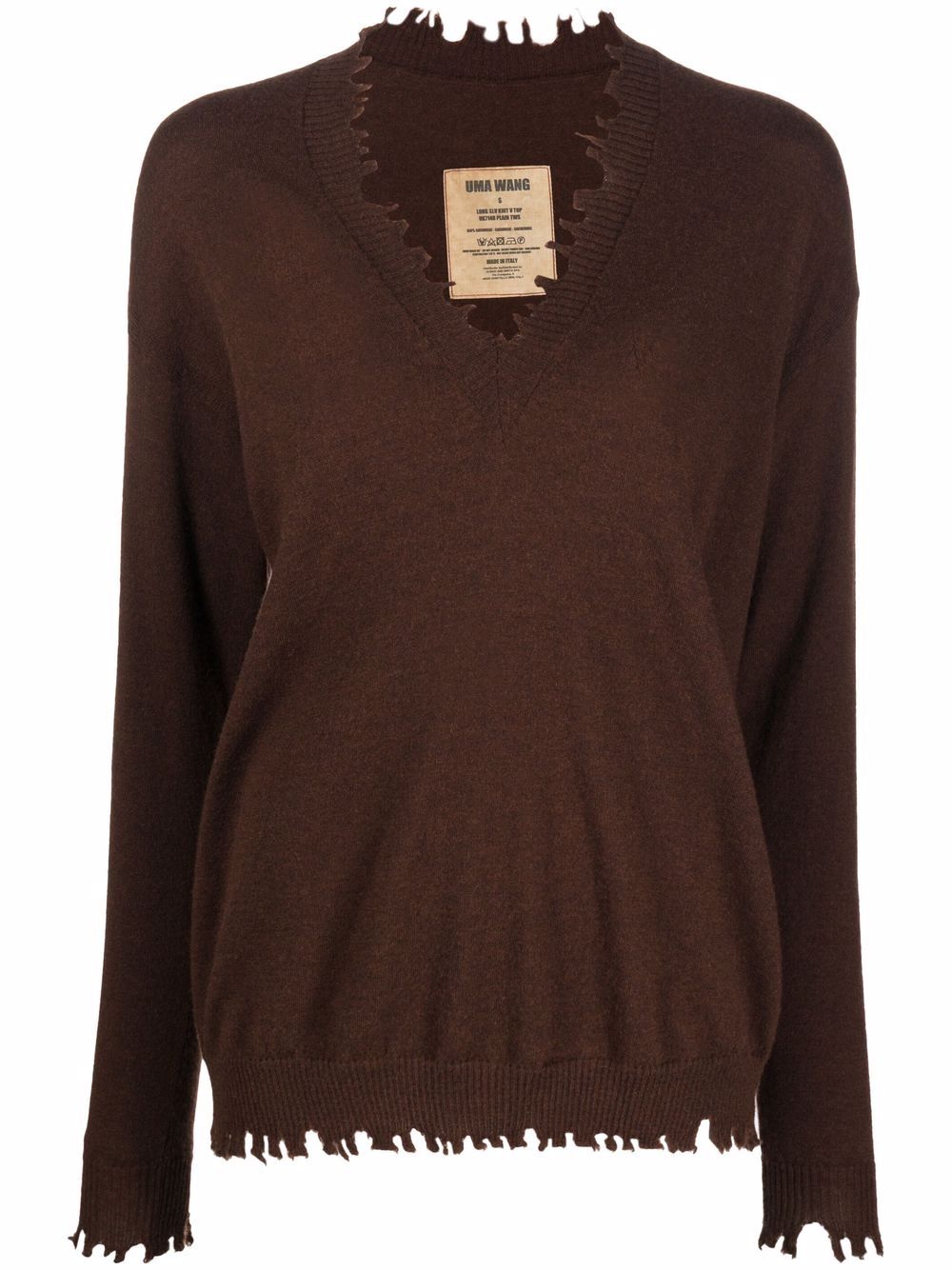 фото Uma wang v-neck cashmere jumper