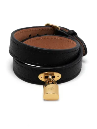 Shop Mulberry Padlock Charm Wraparound Bracelet With Express Delivery Farfetch