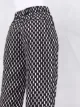 DVF Diane von Furstenberg box-print trousers