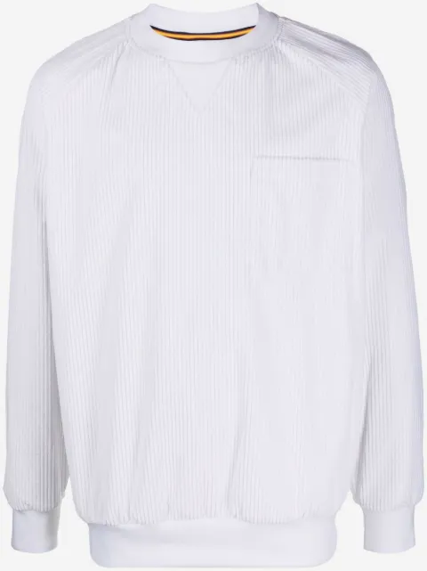 K-Way R&D sudadera de canalé con cuello redondo