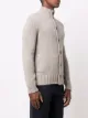 Dell'oglio roll-neck knitted cardigan