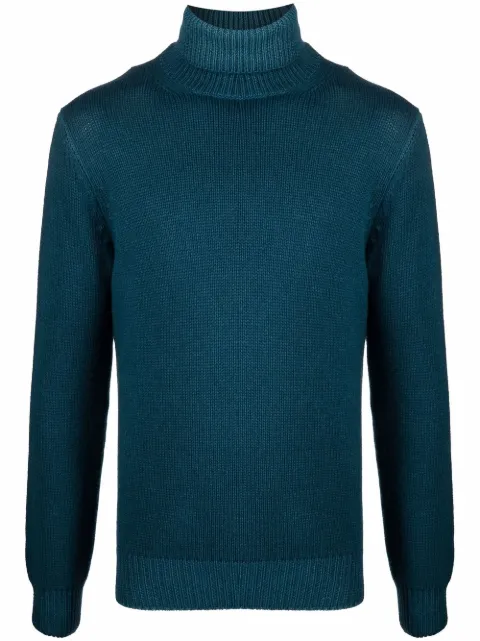 Dell'oglio roll-neck rib-trimmed jumper