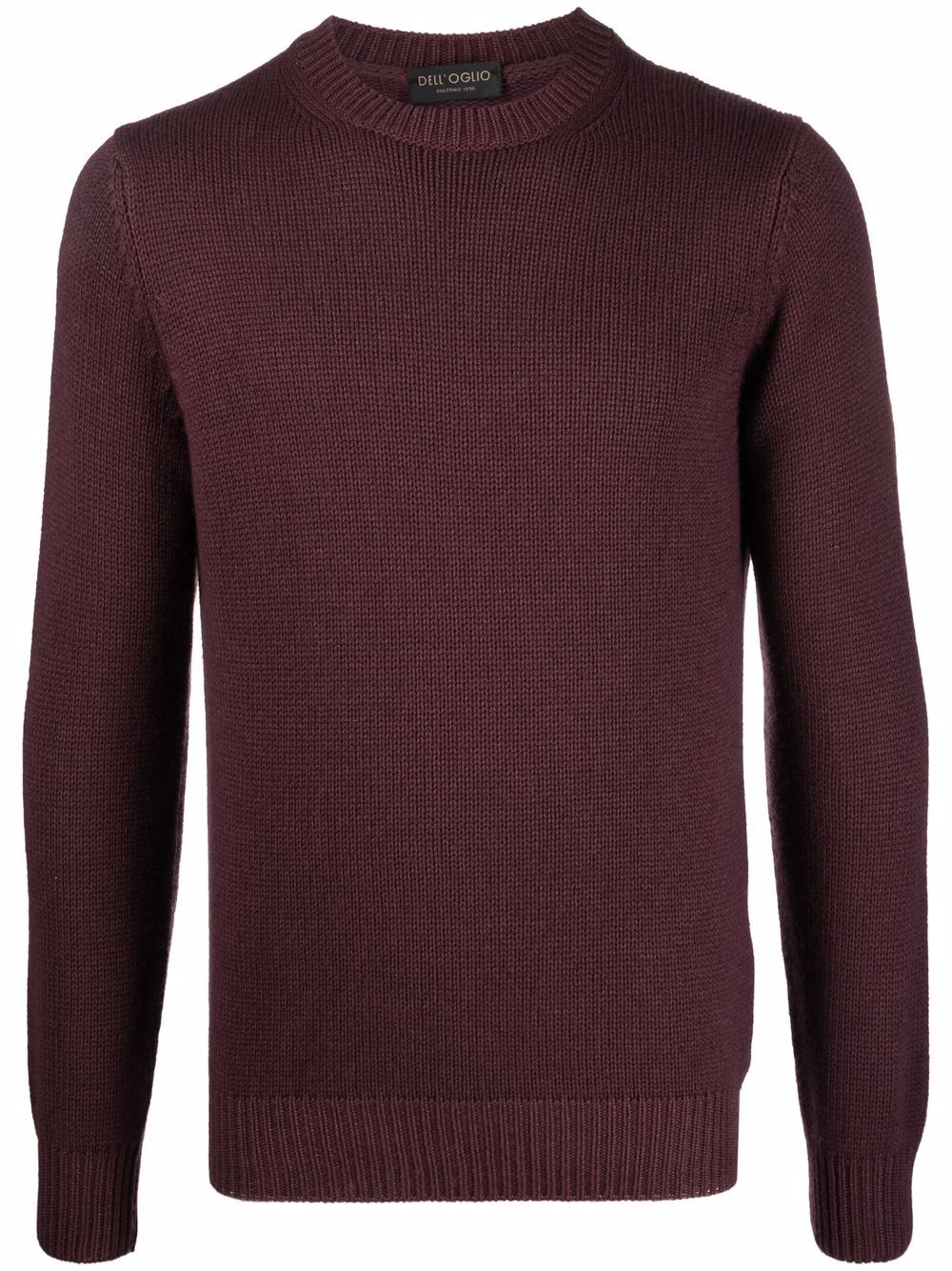 

Dell'oglio rib-trimmed crew-neck jumper - Purple