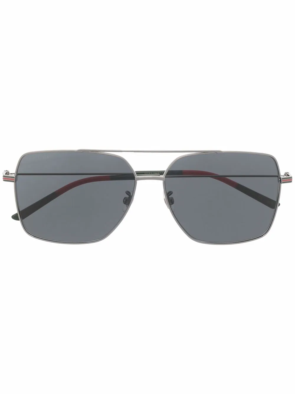 

Gucci Eyewear lentes de sol con armazón estilo piloto - Plateado