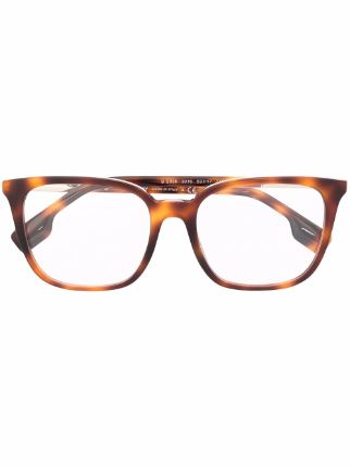 Burberry Eyewear Leah tortoise-shell Square Eyeglasses - Farfetch