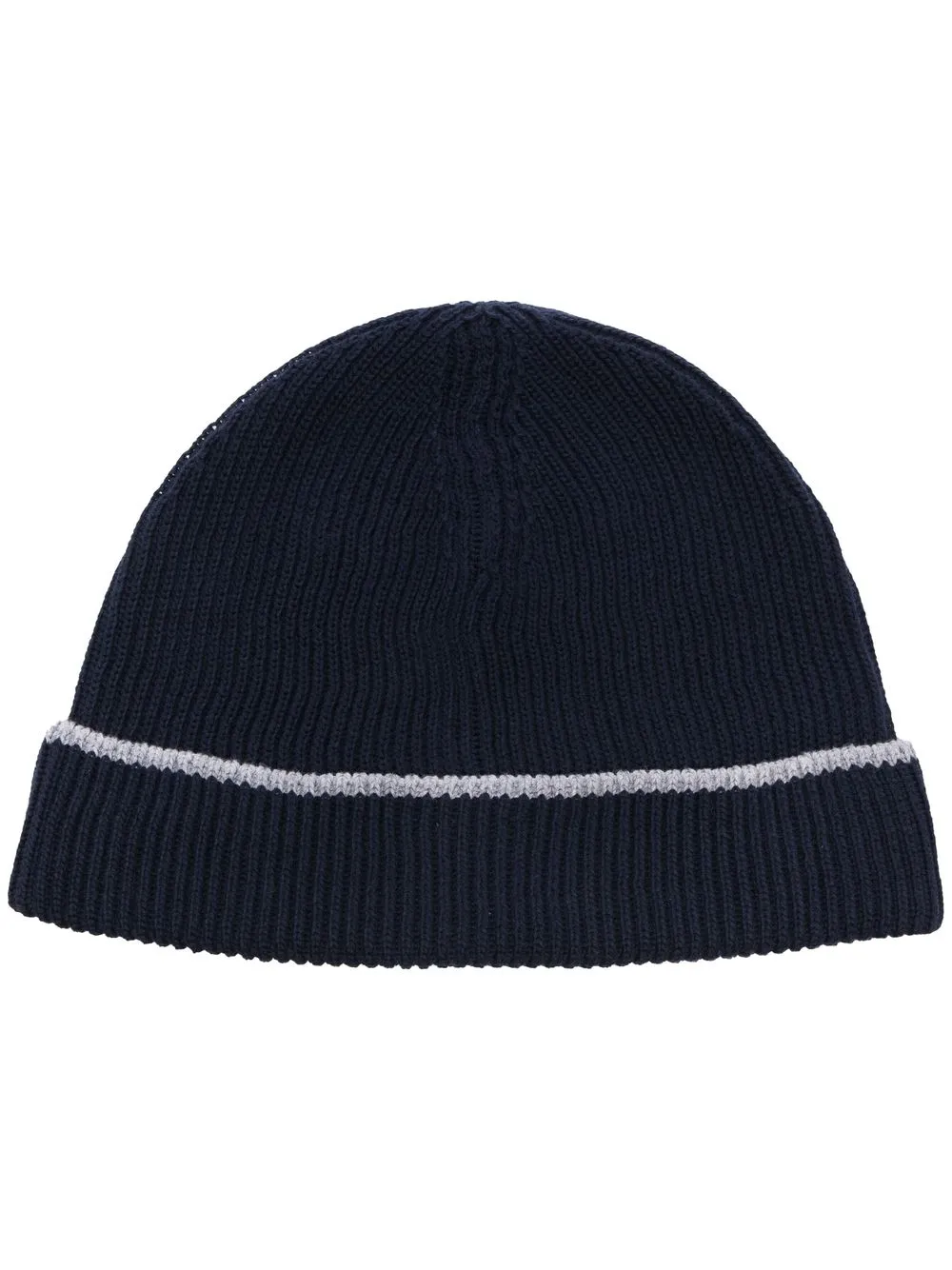 

Brunello Cucinelli seam-detail knitted beanie - Blue