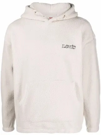 Cozy Up embroidered-logo hoodie 