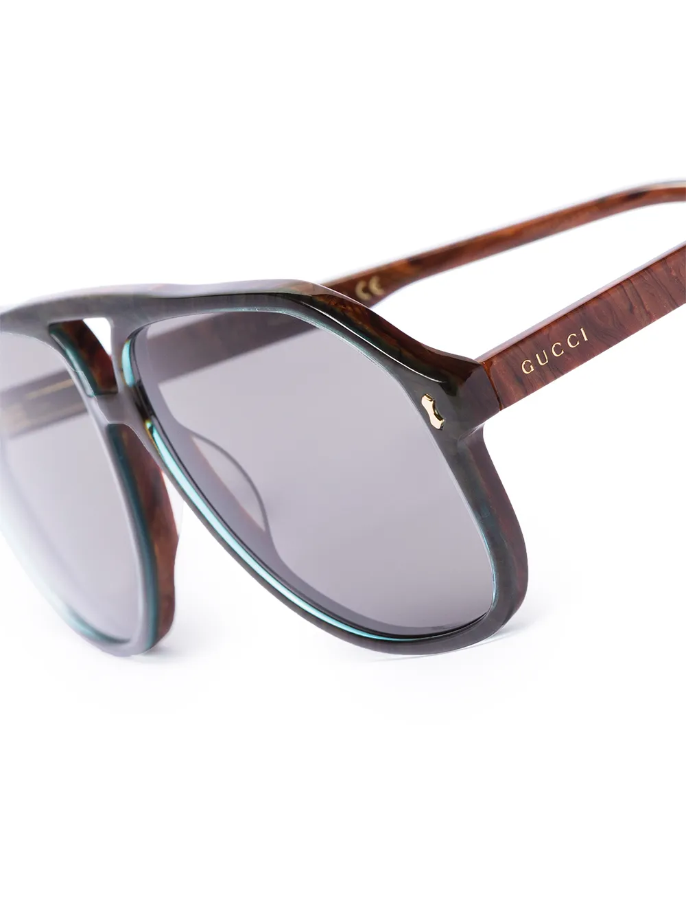 фото Gucci eyewear солнцезащитные очки-авиаторы