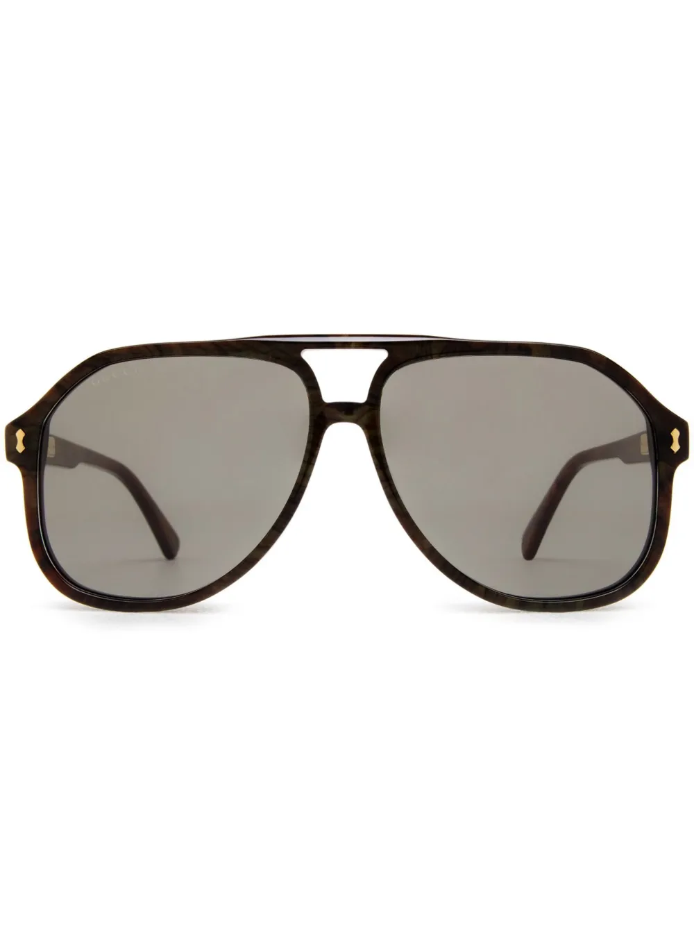 Gucci Eyewear pilot-frame sunglasses | Brown | Image 1
