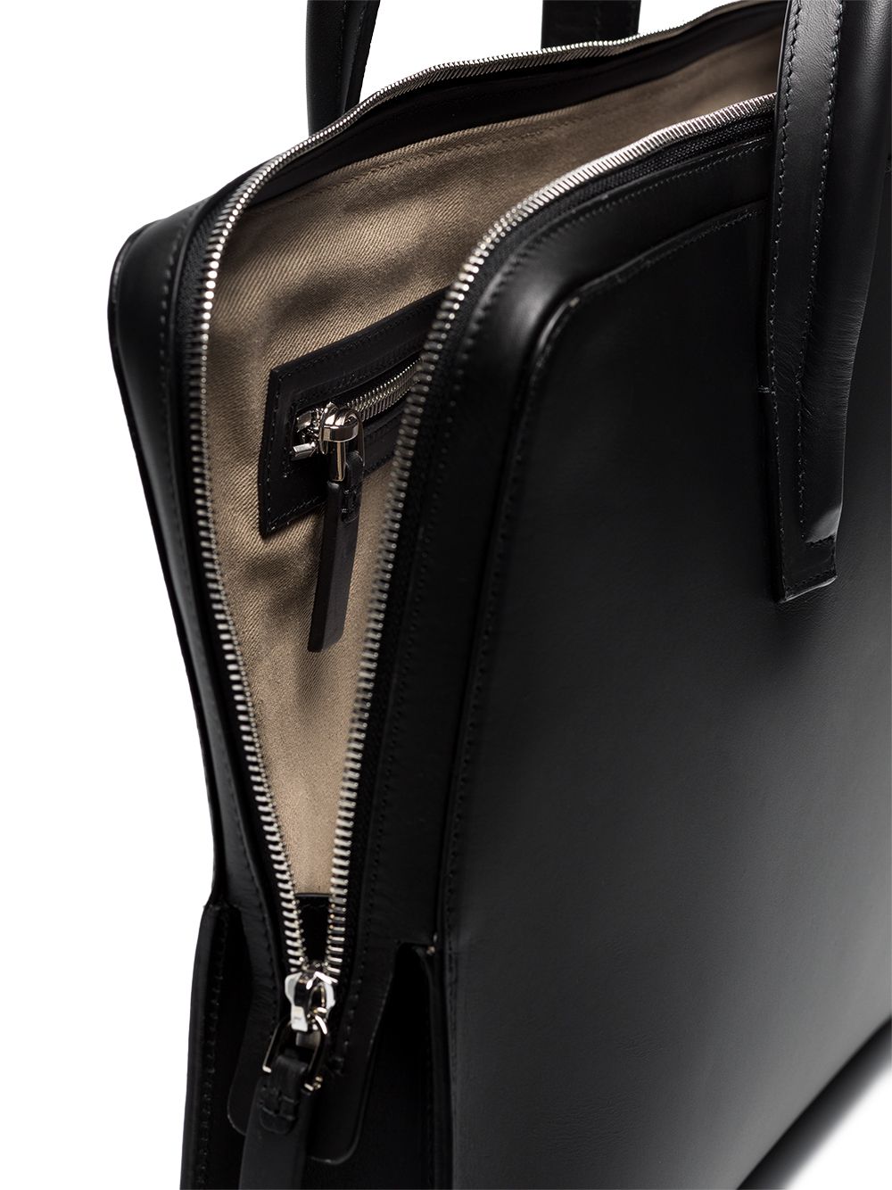 фото Bonastre zip-fastening leather briefcase