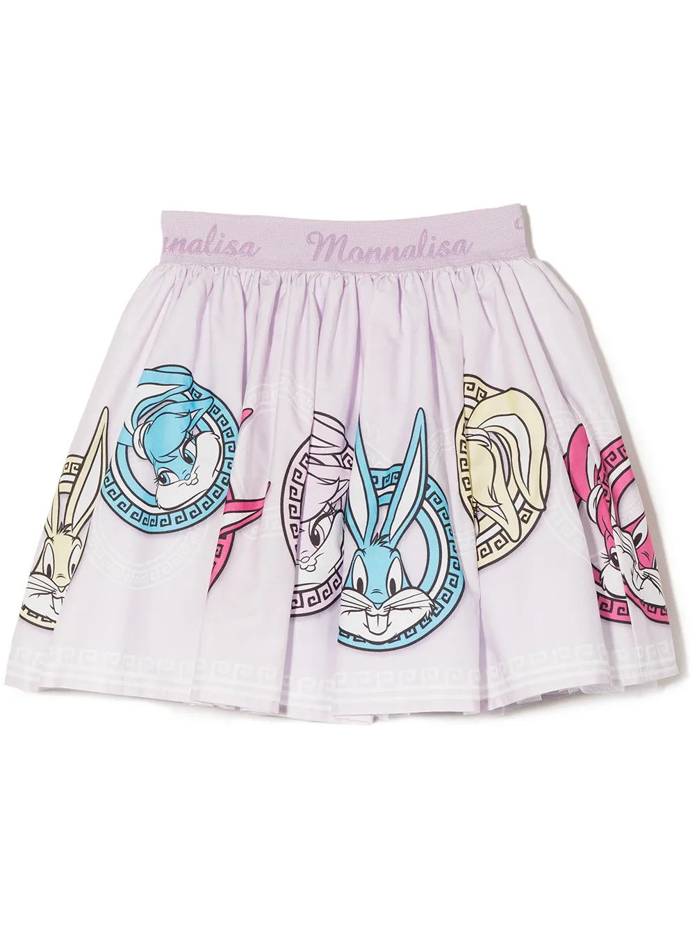 

Monnalisa falda con estampado Bugs Bunny - Morado