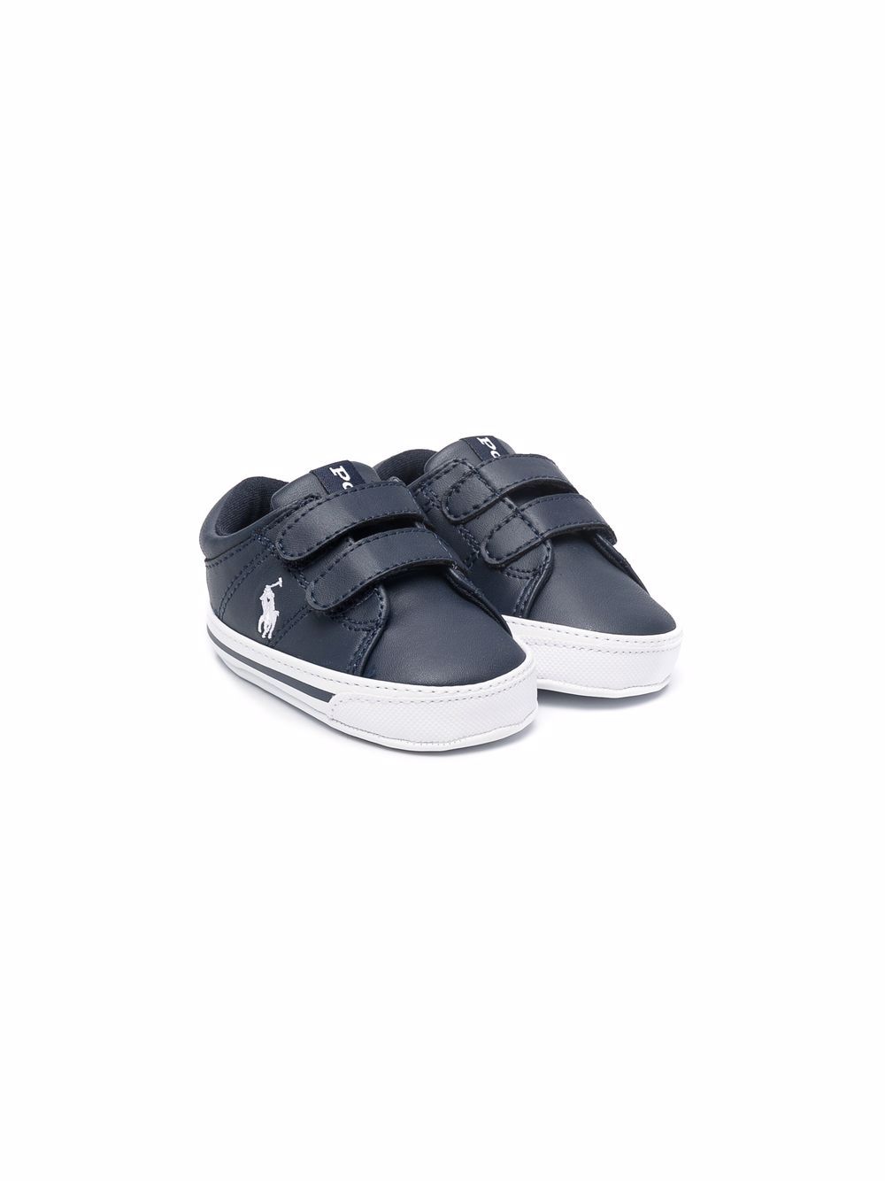 фото Polo ralph lauren kids polo pony touch-strap sneakers