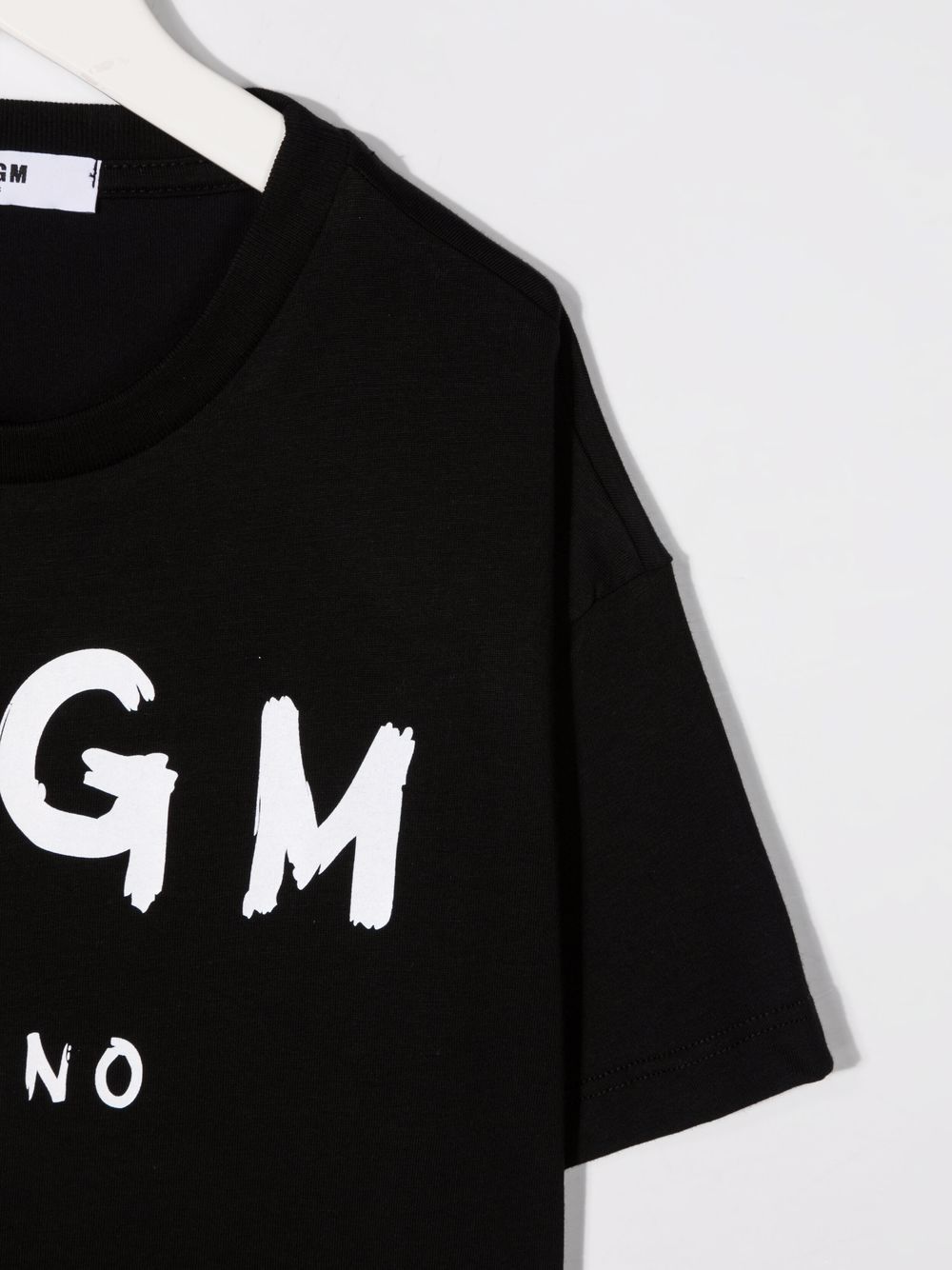 Shop Msgm Logo Print T-shirt In Black