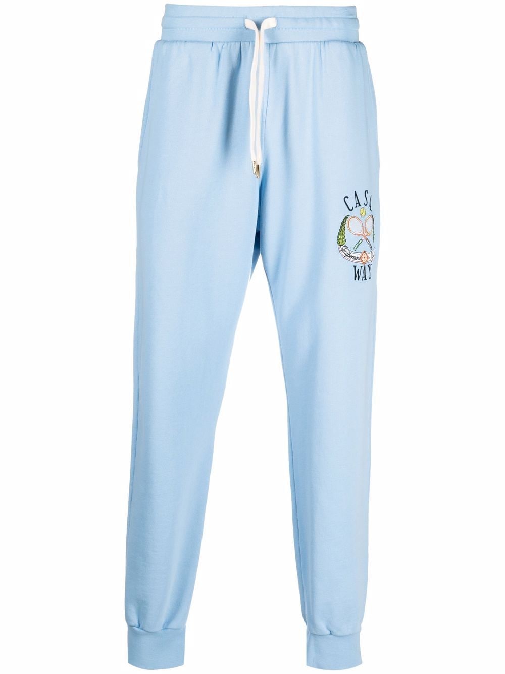 

Casablanca Casaway Tennis graphic-print track pants - Blue