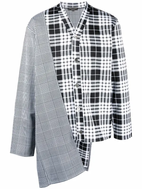 comme des garcons homme plus asymmetric shirt