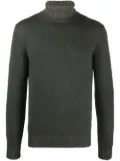 Dell'oglio roll-neck rib-trimmed jumper - Green