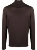 Dell'oglio roll-neck merino jumper - Brown